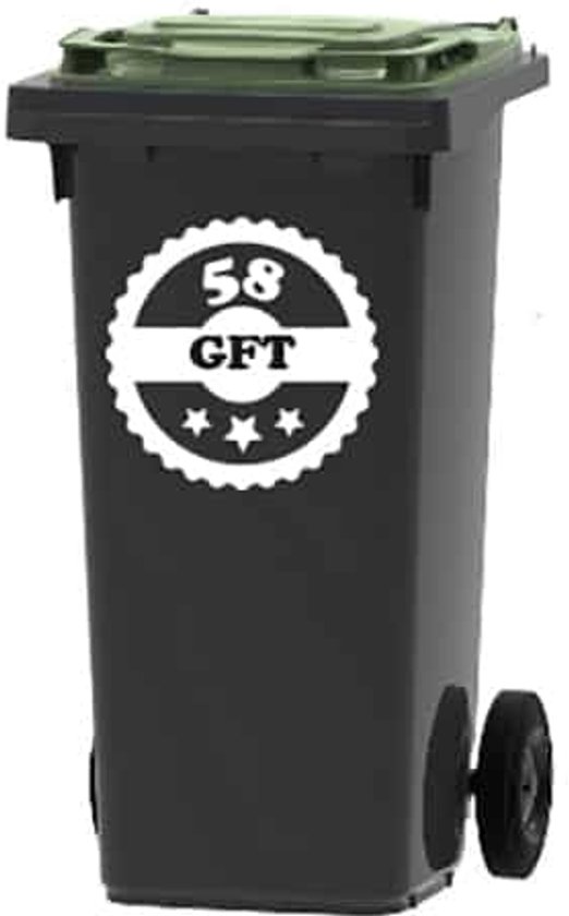 Sticker container diverse varianten - Rood - 20-x-20-cm 20 x 20 c | bol