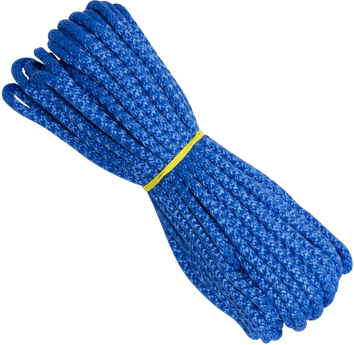 C65329 - Gevlochten Polypropyleen Touw Ã˜8 mm x 20 m - UV-bestendig - Uitstekende Zichtbaarheid Blauw