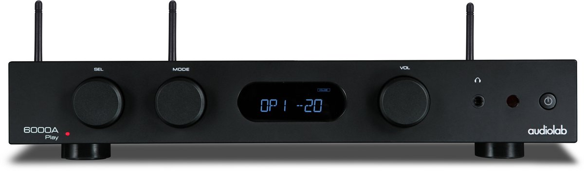 Audiolab 6000A Play Versterker + Streamer Zwart