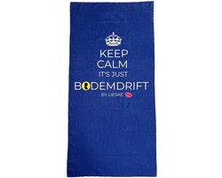 Bodemdrift Handdoek Blauw 80 x 160 cm - By Lieske, bekend van B&B Vol Liefde - Handdoeken