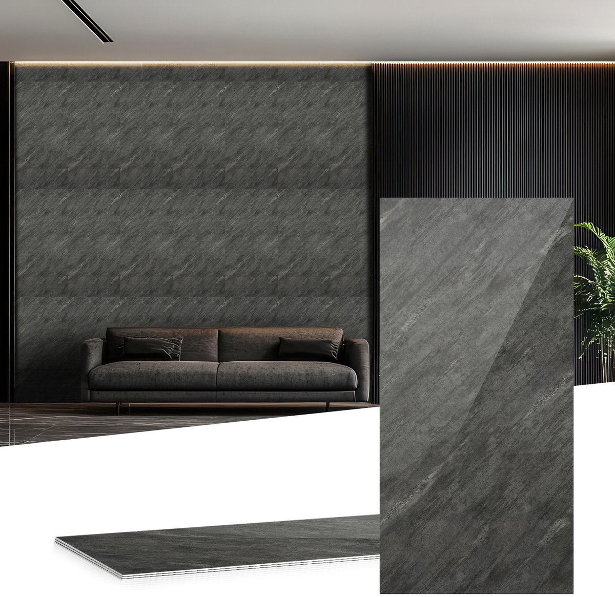 4 Stuks 60x120cm PVC wandpaneel - Marmer plaat - Badkamer paneel - Marmerlook - Renovatiep