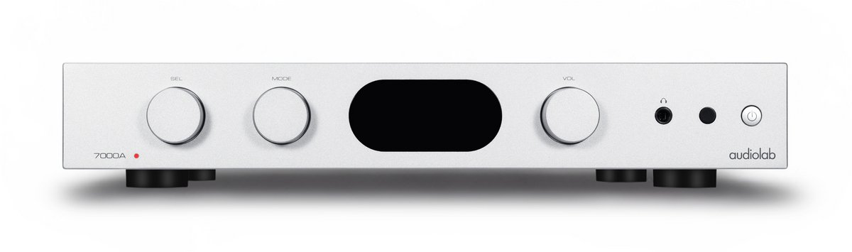 Audiolab 7000A Geïntegreerde Stereo Versterker – met DAC en Phono – 2x 110W – Voor TV (HDMI ARC) & Streaming – Zilver