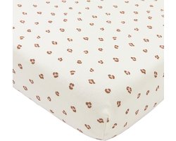 Meyco Baby Mini Panther Hoeslaken Ledikant - Soft Pink - 60x120cm