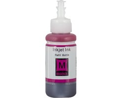 Inktkeuze T6643/T6733 Magenta Huismerk Inktfles 100ml - C13T664340 - Geschikt voor Epson EcoTank ET-2500/ET-2550/ET-2600/ET-2610/ET-2650/ET-3600/ET-4500/ET-455…