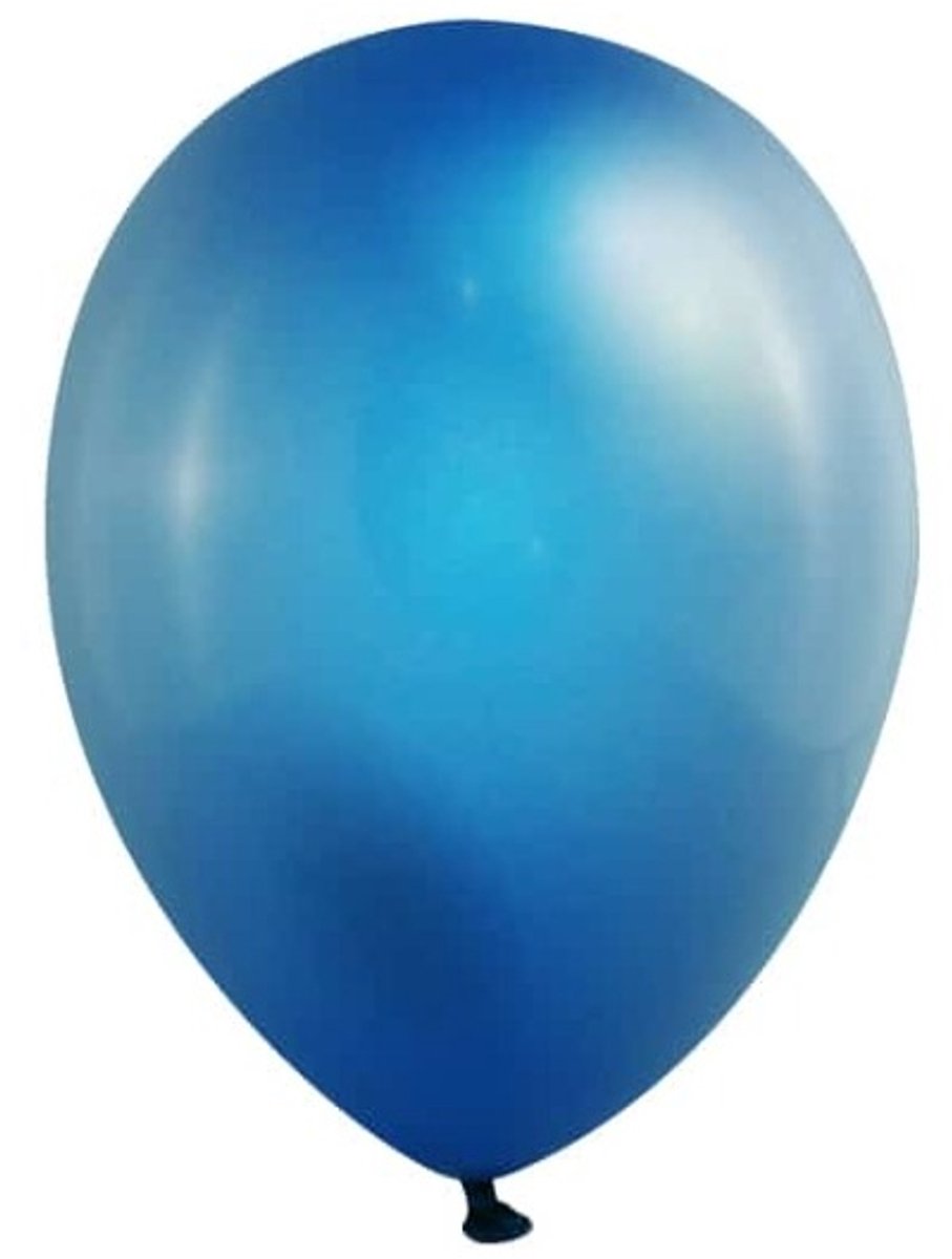 Metallic Ballonnen Donkerblauw (10st)