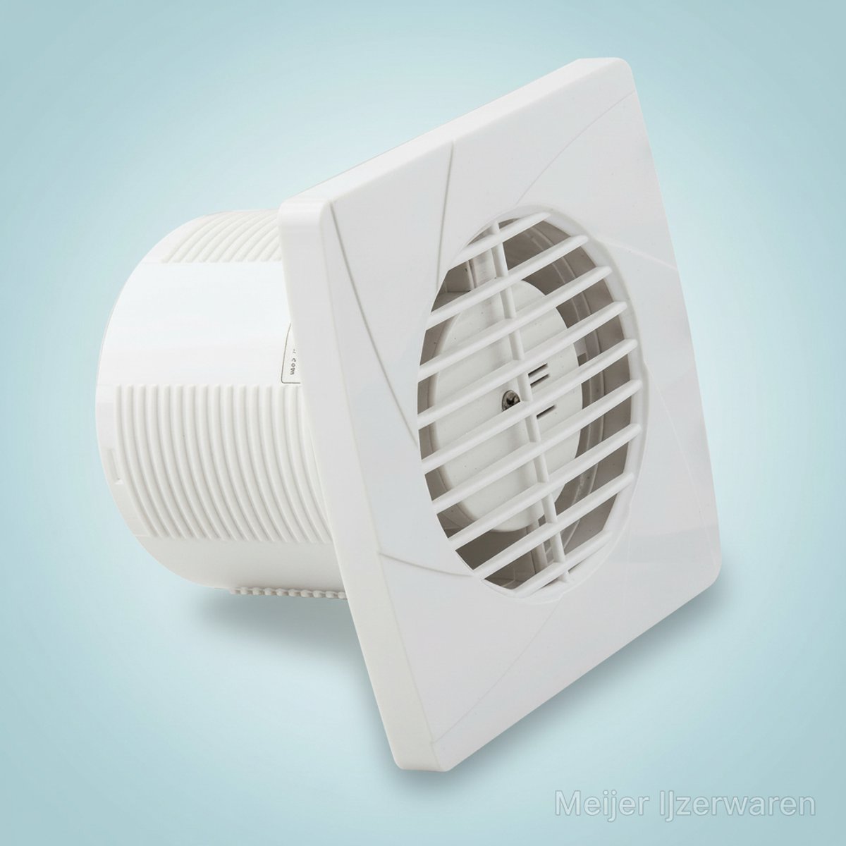 Luchtafzuiger ARTIC 20W – Ø120mm Wit - Compact & Stil - Badkamer Ventilator - Luchtstroomcapaciteit: 150 m³/u - Inclusief montagemateriaal