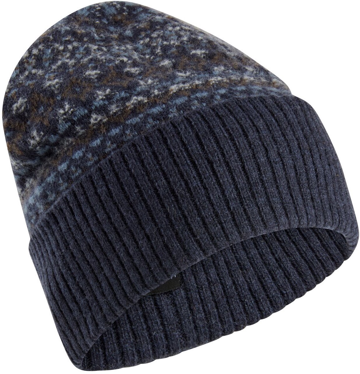 camel active Beanie van zuivere wol - Maat menswear-OS - Marineblauw