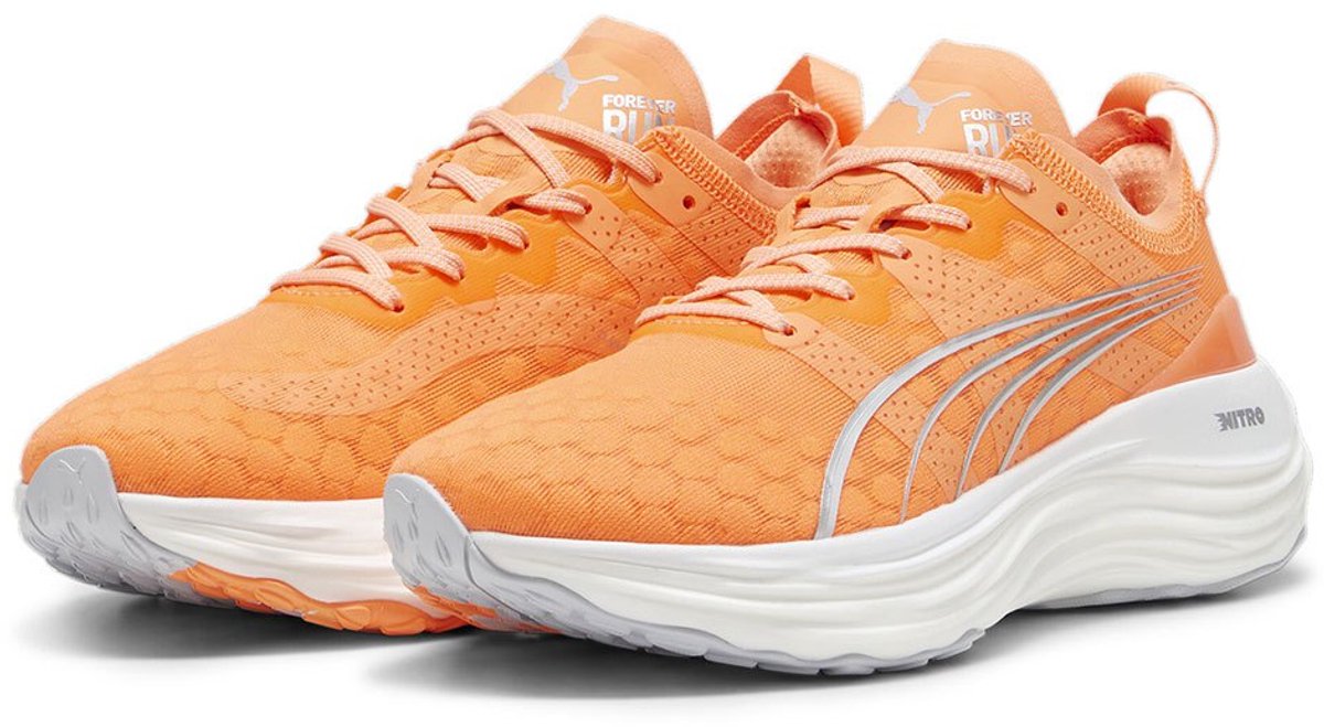 Puma Foreverrun Nitro Hardloopschoenen Vrouw Zilver