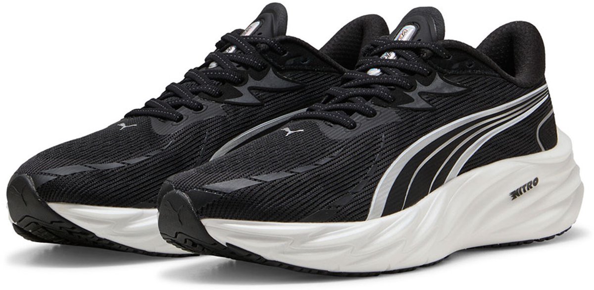 Puma Velocity Nitro 4 Hardloopschoenen Man Zilver