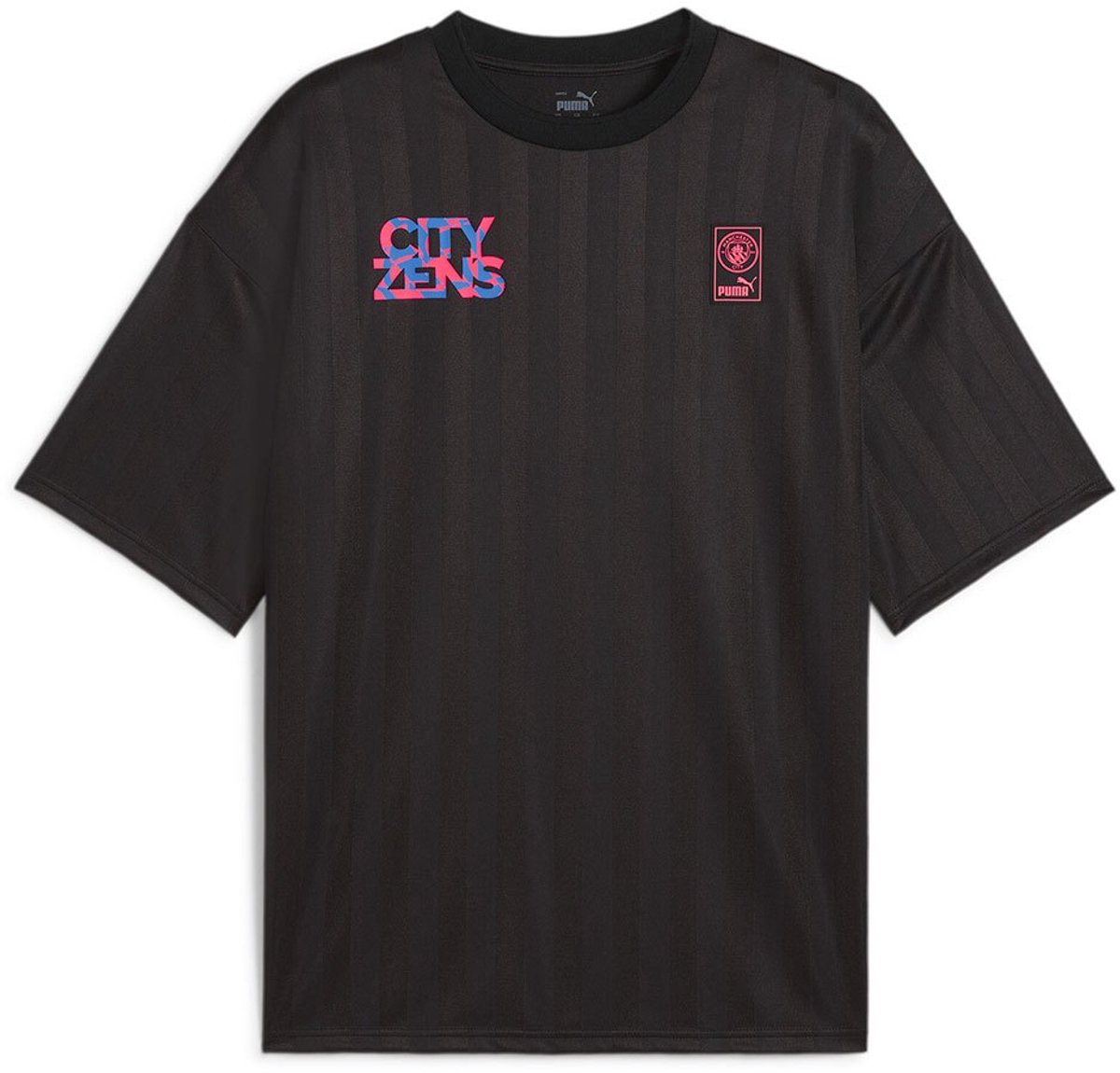 Puma Manchester City Football Energy T-shirt Met Korte Mouwen Zwart S Man