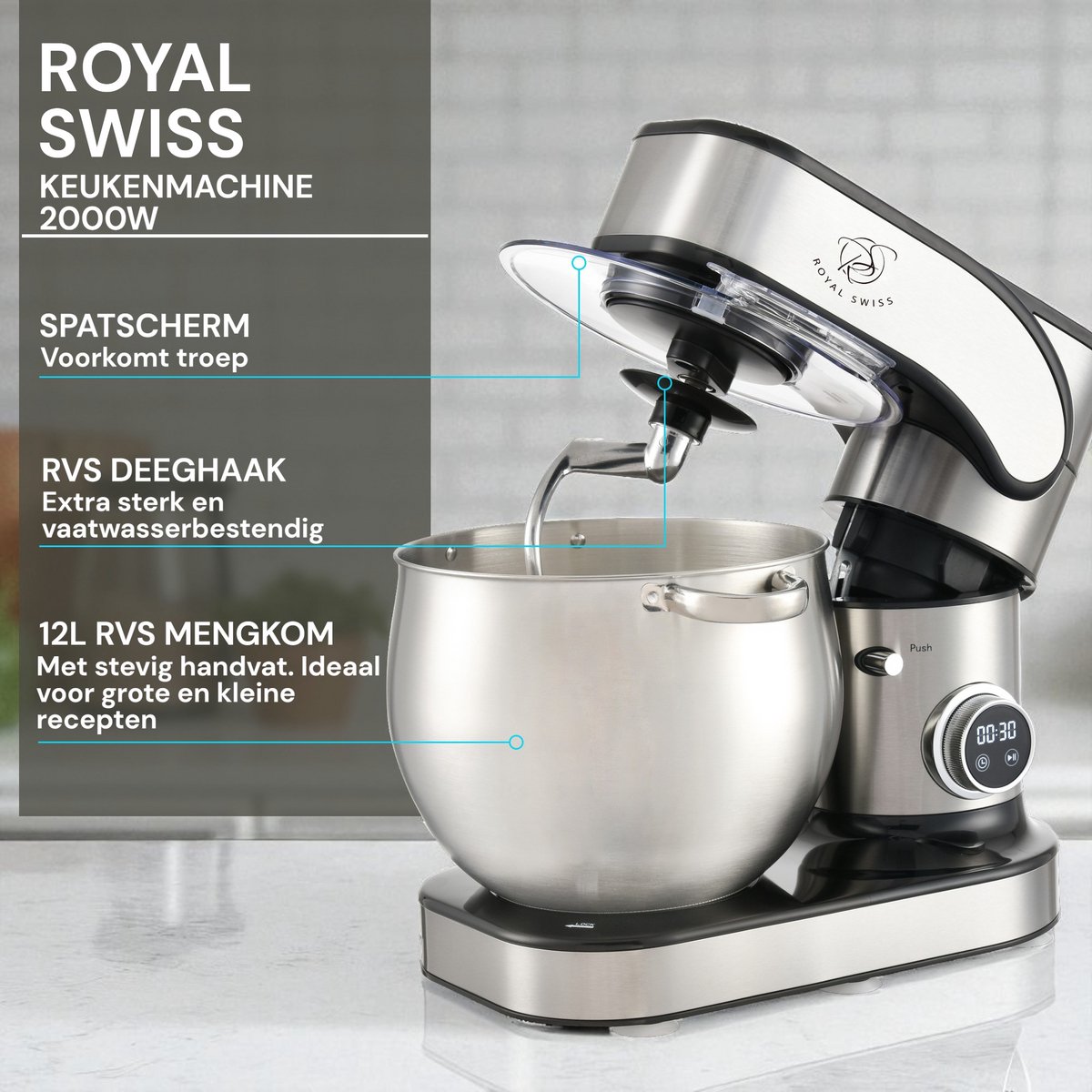 Royal Swiss Elektrische Getreidemühle, Kapazität Royal Swiss Elektrische Getreidemühle, Kapazität