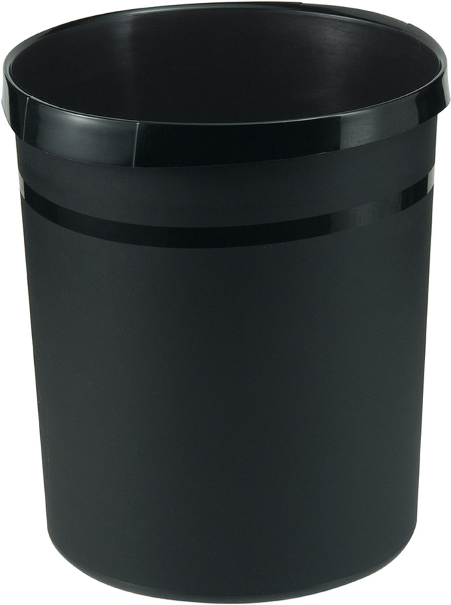 HAN prullenbak GRIP KARMA, kunststof, 18 liter, rond, zwart
