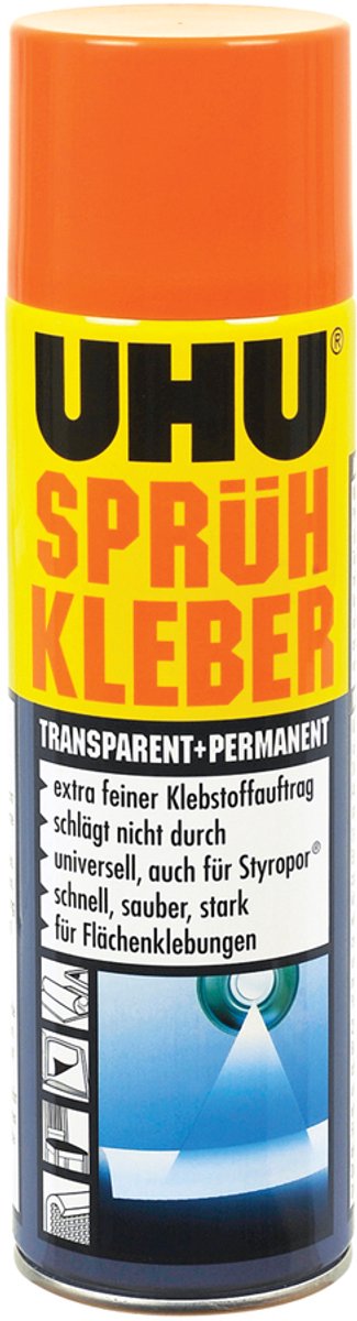 UHU Sprühkleber 46745 500ml Dose transparent