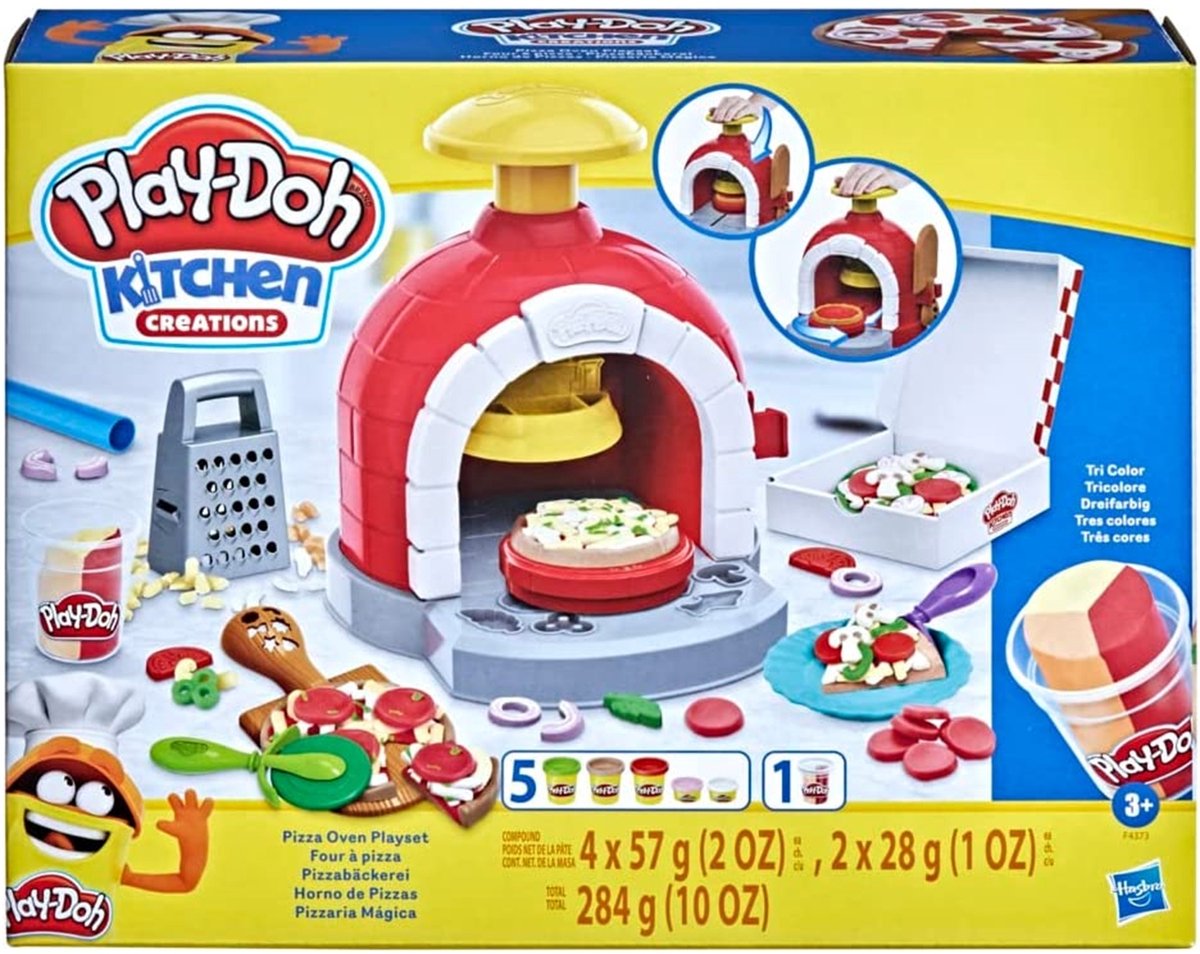 Play-Doh Pizza Oven Speelset - Boetseerklei - Inclusief 6 Play-Doh potjes - Knutselen voor kinderen — afbeelding 17