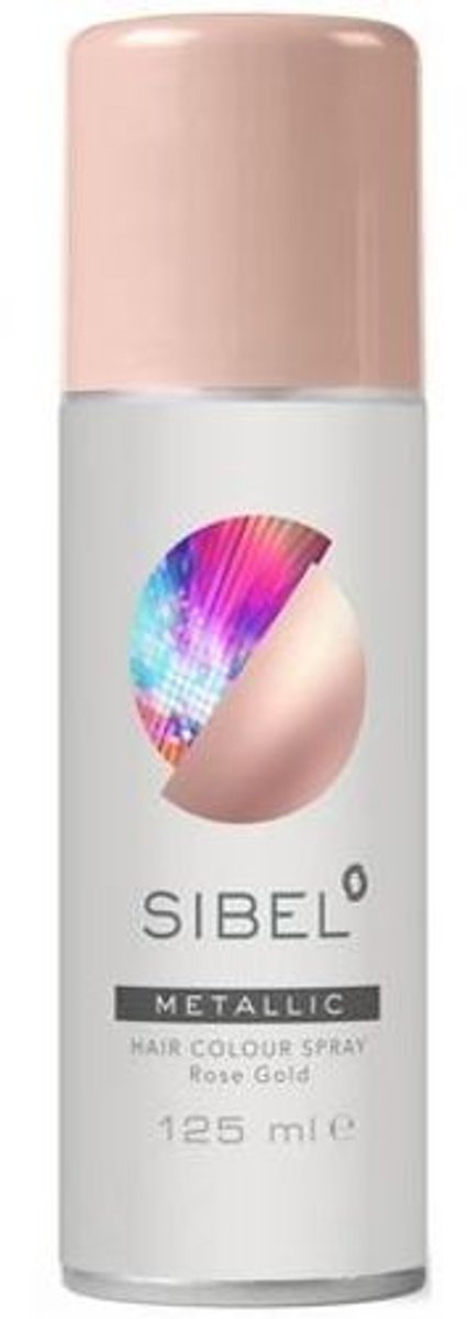 Sibel Metallic Hair Colour Spray -Rosé Goud