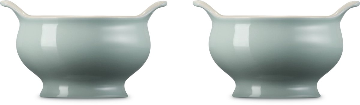 Le Creuset Soepkommen Set van 2 in Aardewerk 0,60 Liter Sea Salt