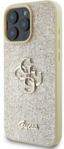 Guess Hardcase Glitter - Goud - iPhone 16 Pro Max