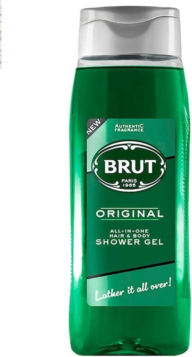 BRUT - SET - Eau de Toilette 100 ml Spray / Deo Spray 200 ml / Douchegel 500 ml – foto 2