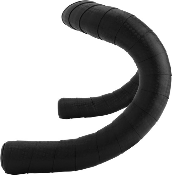 BBB Cycling RaceRibbon Carbon Stuurlint Racefiets - Extra Grip - Stuurtape Zelfklevend - Lengte: 200cm - Dikte: 2.5mm - Incl. Stuurdoppen - Zwart - BHT-04 van BBB Cycling — afbeelding 3