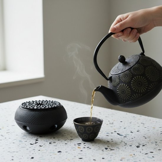Gietijzeren warmhouder HOSHI, Diameter 15 cm — afbeelding 4