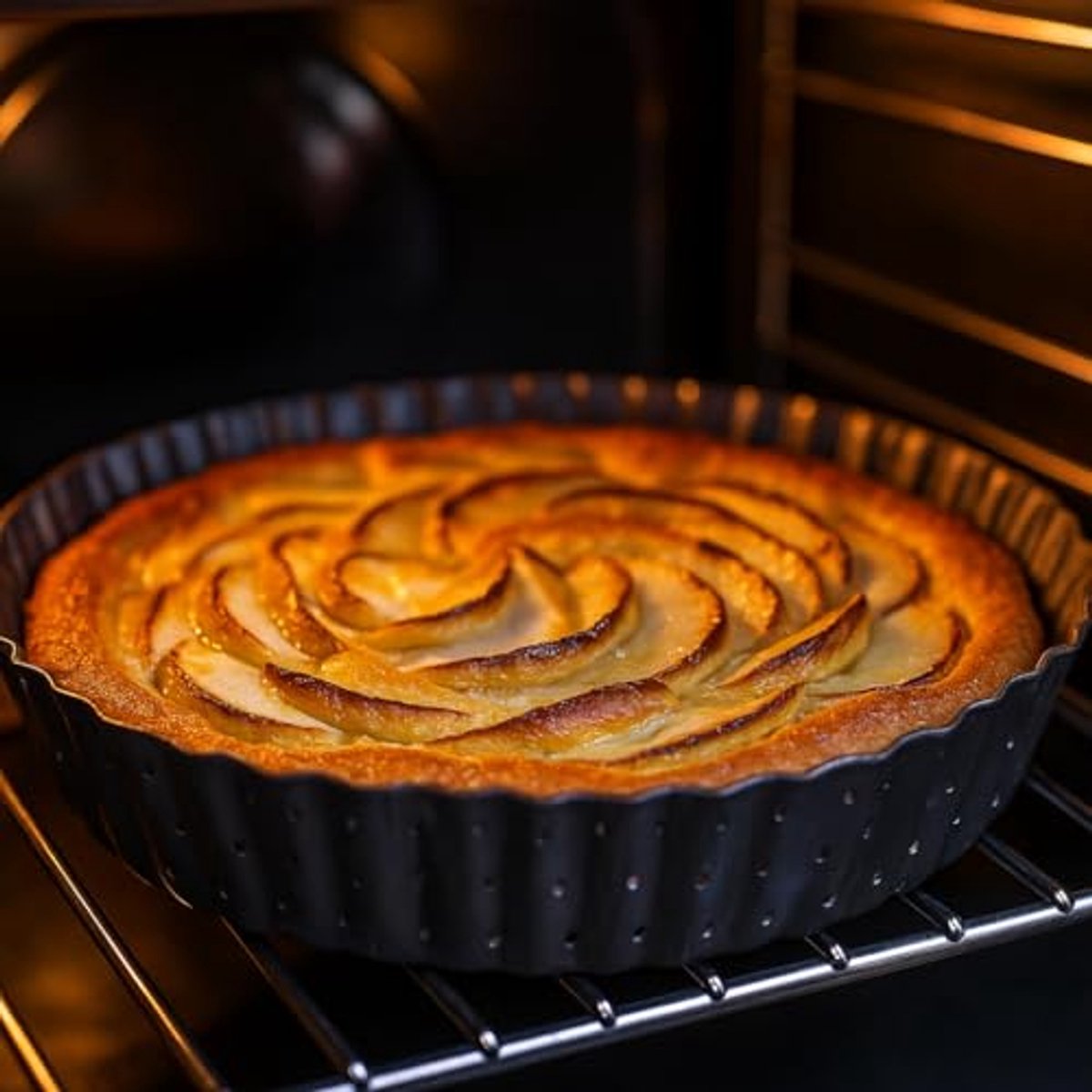 Ribbelcakevorm met Verwijderbare Bodem - Quichevorm met Antiaanbaklaag - Ø 24 cm