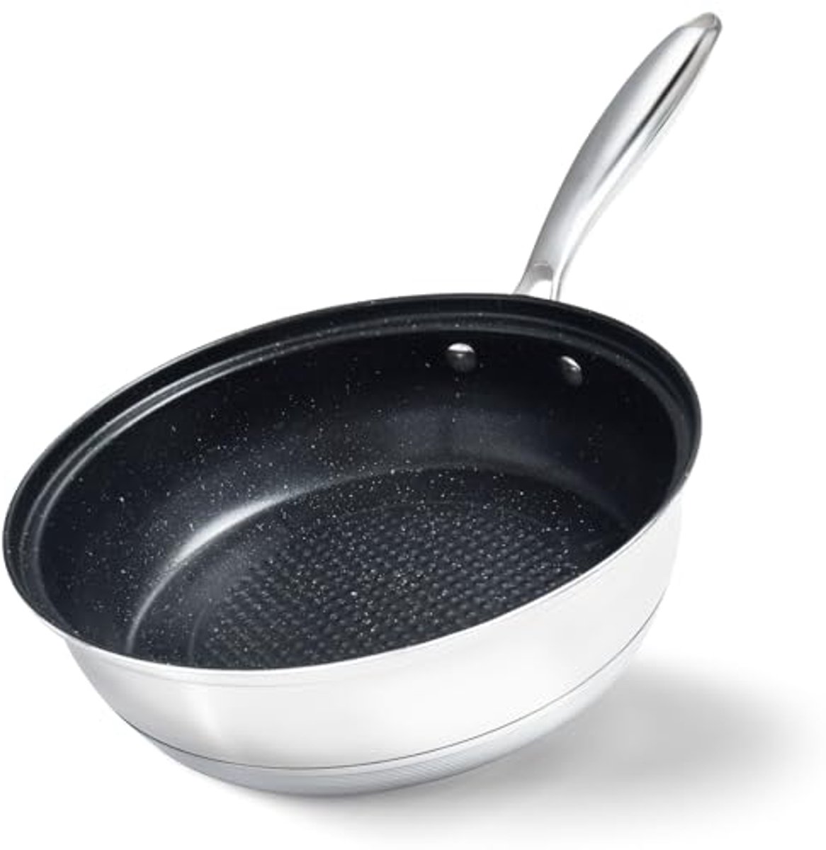 Inductie Braadpan 24 cm Premium Roestvrij Staal Geschikt voor Alle Warmtebronnen