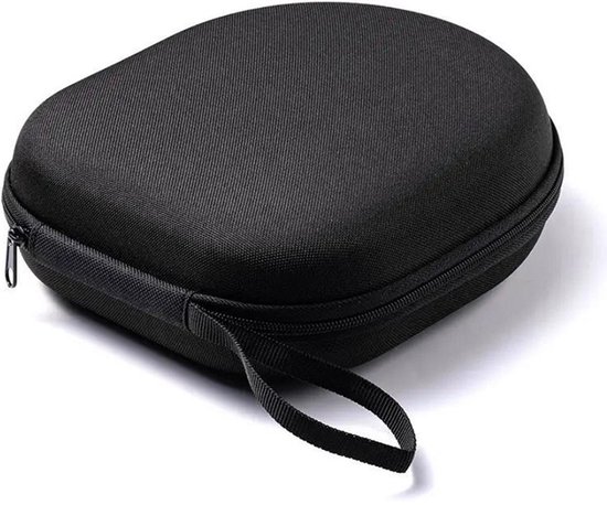 WiseQ Koptelefoon Hoes Hardcover Koptelefoon Case Headphone Case - Waterdicht – On-ear/Over-ear – Zwart