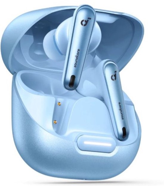 soundcore Liberty 4 NC - Wireless Noise Cancelling Earbuds (Light Blauw) - 98.5% Noise Reduction - draadloze oordopjes- Adaptive Noise Cancelling to Ears and Environment - Hi-Res Sound - 50H Battery