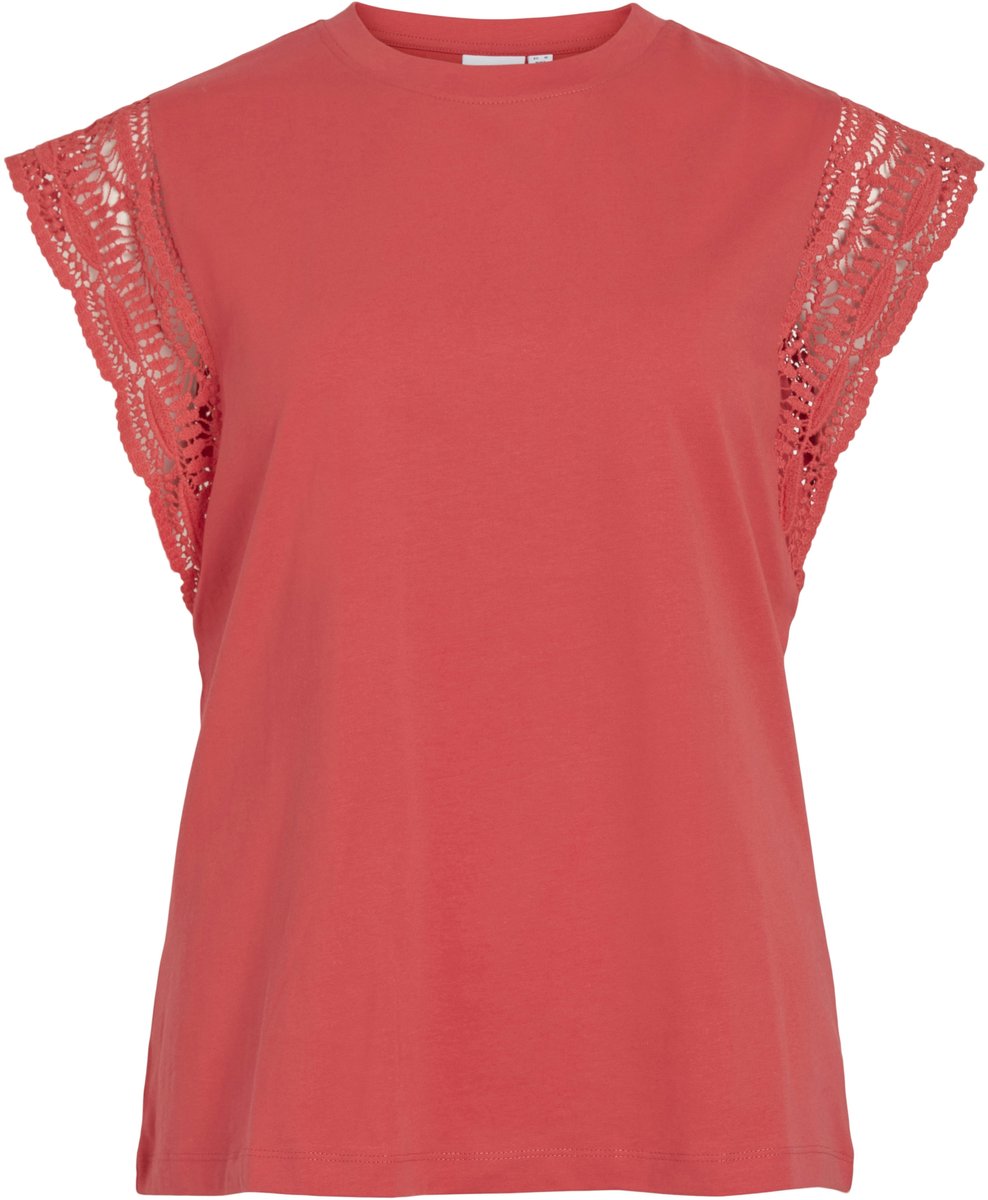 VILA - VIMANDALA O-NECK S/L TOP - Dames - Blouses