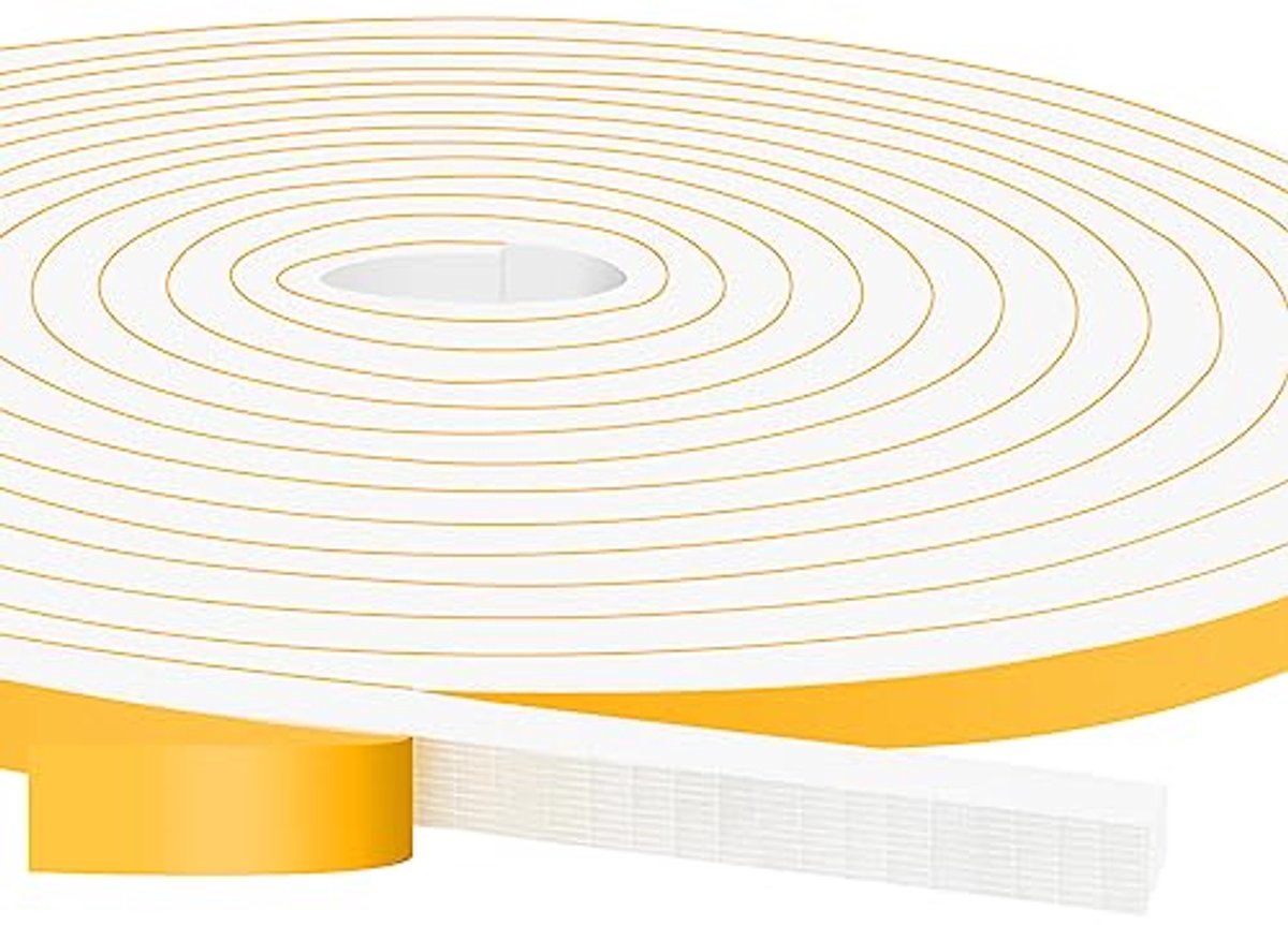 Zelfklevende Deur- en Raamafdichting - 10 mm x 6 mm - Geluids- en Waterdicht - 10 m Lang
