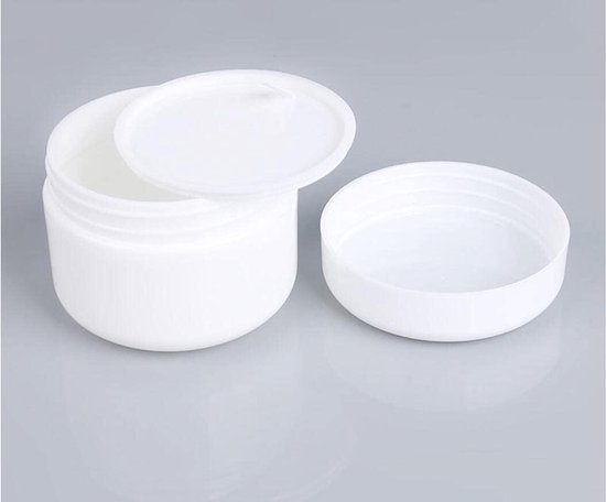 Plastic PET potten 370 ml met schroefdeksel