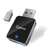 CarMe Mini 2-in-1 CarPlay Dongle V2 - Draadloos CarPlay & Android Auto - Android Auto Dongle - Zwart