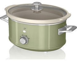 MMP® Slowcooker met timer - Slowcooker - Crockpot - Groente - ‎27cm x 34cm x 22cm