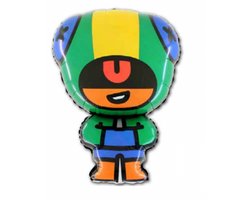 Ballon aluminium Brawl Stars - Léon - Groot format - 58 cm - Livré à plat/vide