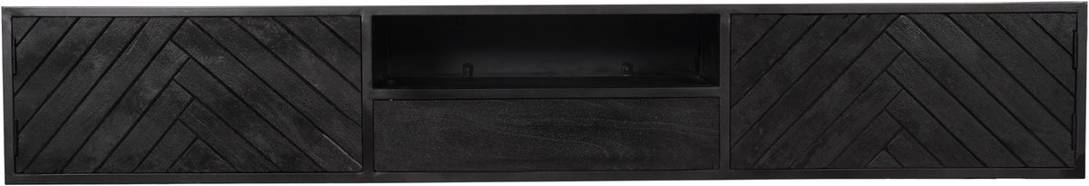 Starfurn - Tv meubel New York - Zwart - 35x200x33 cm