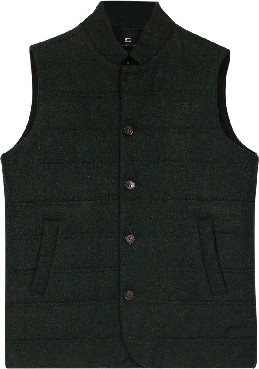 Giordano - Owen - Heren - Bodywarmer - Regular fit - Tussenjas - Groen - 522551-70