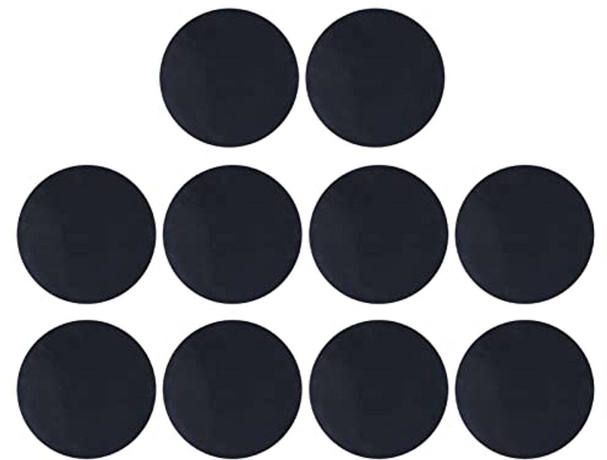 10 Stuks Ronde BBQ Grill Mat - 24 Cm Hittebestendig en Herbruikbaar