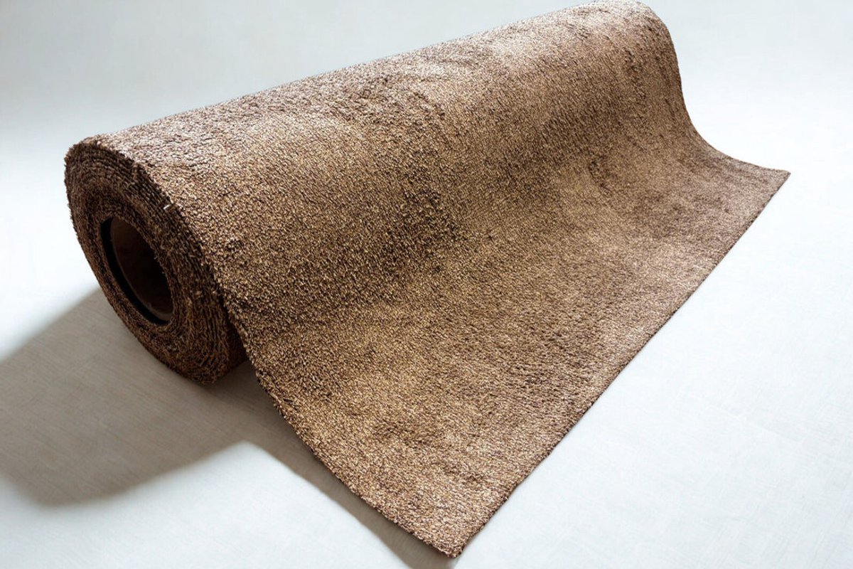 Weekmakervrije droogloopmat - Beige - 100x120cm - 6mm - 100% katoen - Deurmat binnen - Schoonloopmat - Duurzaam - Voor binnen - Anti-slip rug - Geschikt voor PVC- en vinyl vloeren - DIY op maat te snijden