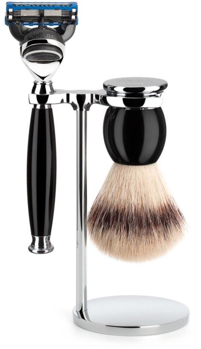 MÜHLE -Scheerset 3-delig -Sophist -Zwart -Fusion