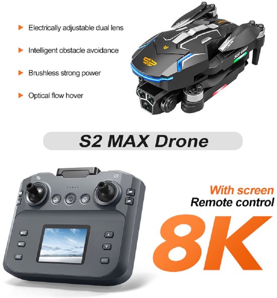 Drone P14 - 2023 Mini caméra professionnelle 8k HD 4K, pour éviter les