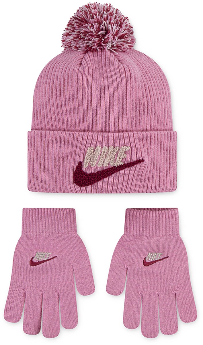 Nike Kids Nan Club Chenille Peak Muts Roze