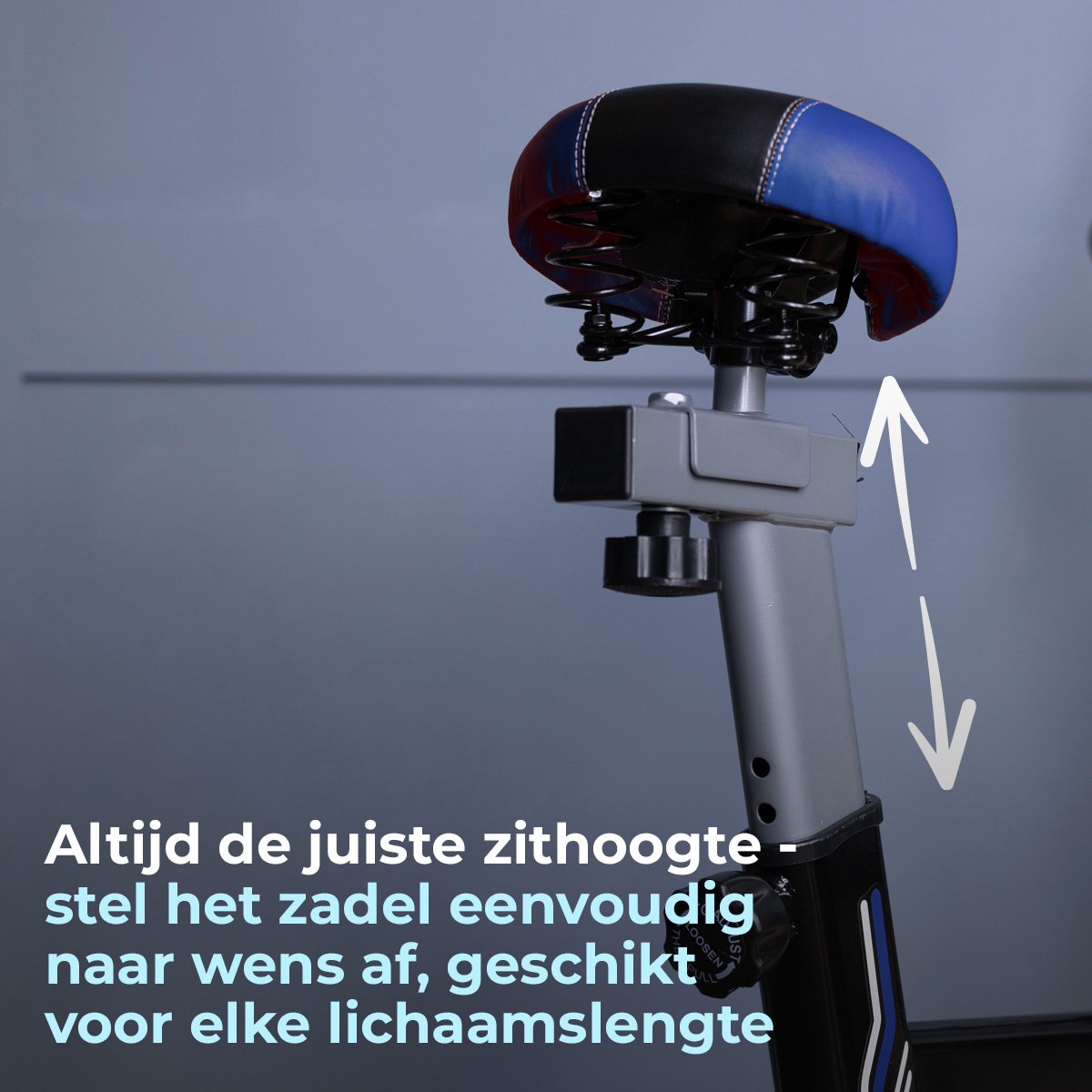 OCG BluMill Hometrainer met LED Display en Verstelbaar Zadel - afbeelding 3