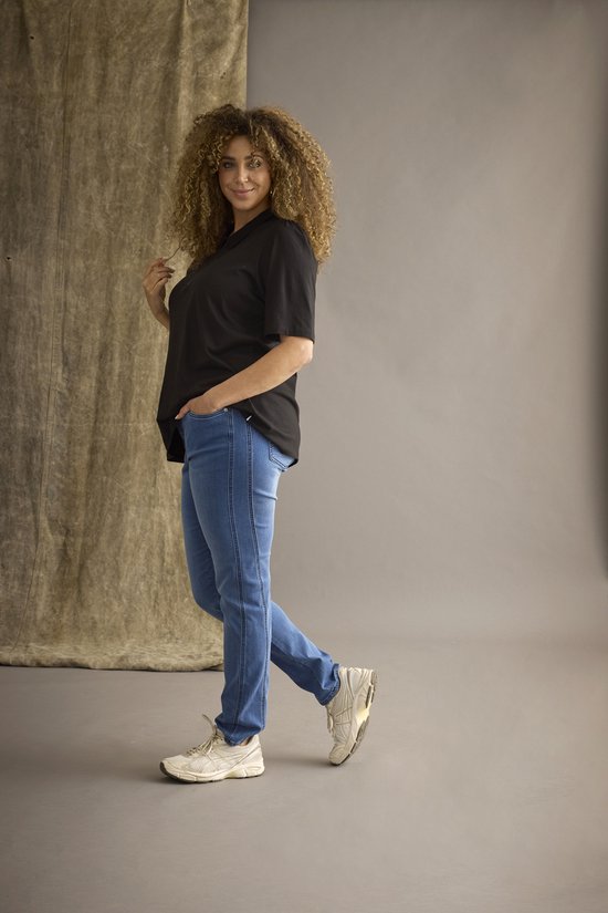 T-shirt Zhenzi Zh-Noor 893, 2/4 noir, taille M (46/48).