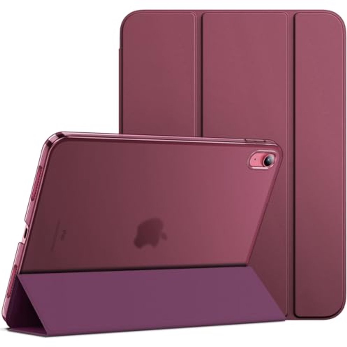 Slanke Harde Hoes voor iPad (A16) 11e/10e Generatie (2025/2022) met Automatische Wake Up/Slaapfunctie - Wijn