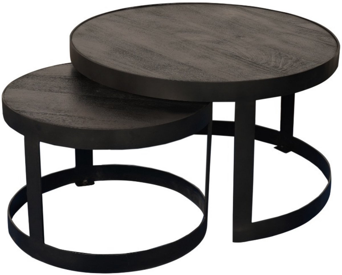 Starfurn Salontafel - Zwart - 70x70x45 cm