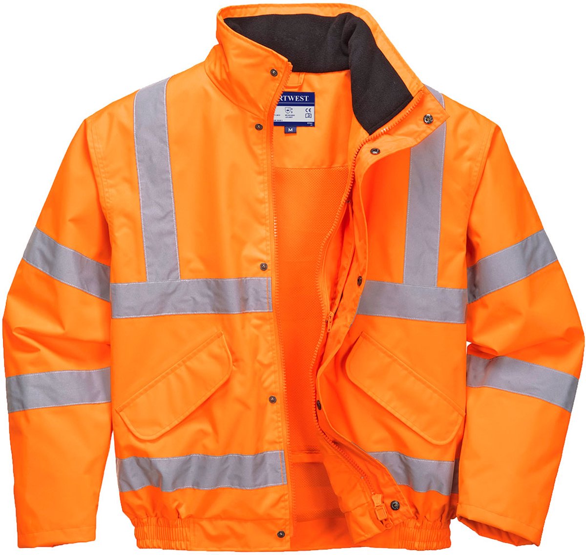 Portwest Hi-Vis Ademende Bomberjack RT62 Oranje