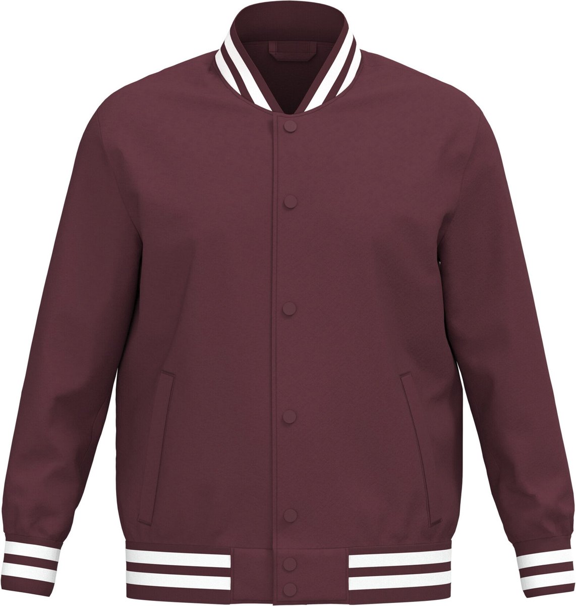 Native Spirit Ecoresponsabele uniseks gevoerde teddyjas NS618 Dark Cherry