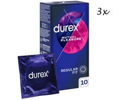 Durex Condooms - Mutual Pleasure - 30 stuks (3 x 10 stuks) - Discreet Verzonden