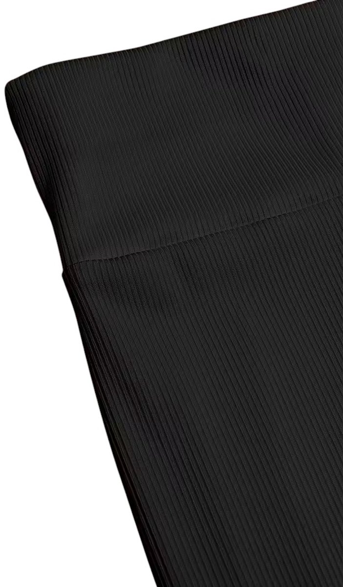 SparkNine Breezeflare dames legging - stijlvolle flare broek - S - zwart - lichtgewicht & ademend - hoge taille - flatterende pasvorm — afbeelding 4