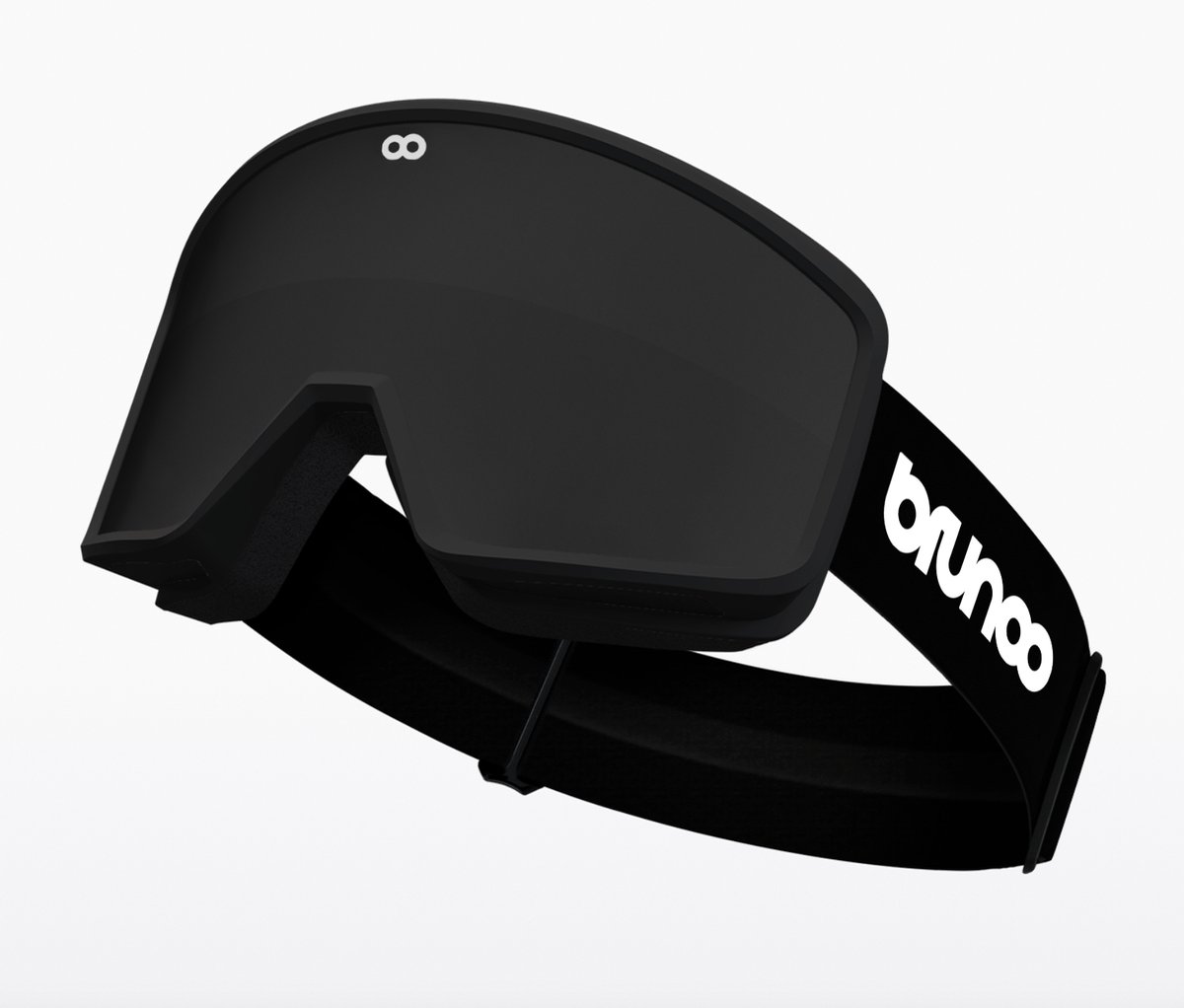 Brunoo Blaze Premium Skibril - Zwart - Inclusief 2 lenzen